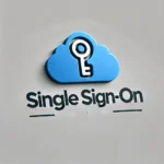 Cloud security concept featuring Single Sign-On icon.