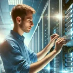A professional IT technician
